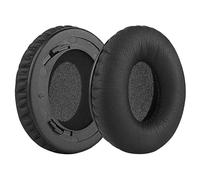 Koffmon Solo 1 almohadillas de repuesto con cable, compatibles con Monster Beats by Dr.Dre Solo1.0 Wired Solo HD, color negro, piel sintética