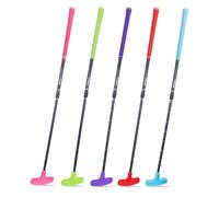 KOFULL 5 Pack Putters de Golf bidireccionales para Hombres y Mujeres, Longitud Ajustable, para jóvenes y Adultos