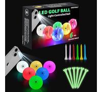 Kofull 6 pelotas de golf luminosas, multicolor, perfectas para jugar al golf con pelotas de golf nocturnas