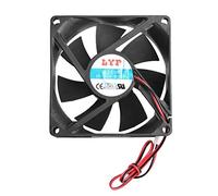 KOFUN 12 V de 2 pines, 80 x 80 x 25 mm, sistema de CPU para ordenador, disipador de calor, ventilador de escritorio 8025 + 2,5 (12 V)