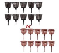 KOFUN Contenedor de abono con tapa para bonsái, 10 unidades, para fertilizar