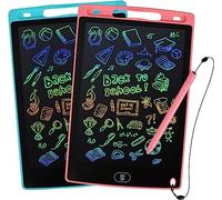 Kogabanny Pizarra Magnetica Infantil 2PCS 8.5 Pulgadas, Tableta Escritura Niños Colorido,Tablet Dibujo LCD Educativos Viaje Juguetes Cumpleaños Regalo para Niños 3-12 años