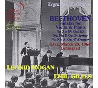 Kogan,Leonid - Beethoven : Sonates pour violon et piano n° 3, n° 5 et n° 9