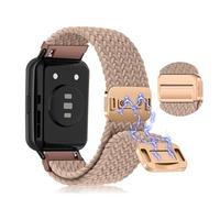 KoGiio Correa Compatible con Huawei Watch Fit 2 , Nailon Trenzada Suave Transpirable Magnético Ajustable compatible con Huawei Watch Fit 2 - Té de la leche