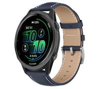 KoGiio Correa de piel vintage de 20 mm para Garmin Forerunner 570 42 mm/165/165 Music/Vivoactive 6 42 mm/Vivoactive 5/Approach S50/S44, correa de repuesto suave, hebilla de metal transpirable
