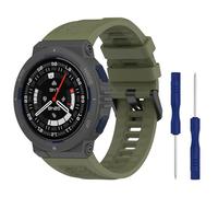 KoGiio Correa para Amazfit Active Edge, Silicona Transpirable Deportiva Correa para Amazfit Active Edge - Verde