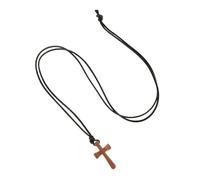 KOGMMYSEVP Collar con colgante de madera para parejas, cordón para hombres y mujeres, joyería espiritual minimalista duradera de madera natural, regalo de recuerdo para amor y unión