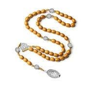 KOGMMYSEVP Madonna Rosario Collar Rosarios concebido Mary Recurso Thee Pecado Pray Forus Colgante Oración Joyería al por Mayor, Rosary