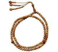 KOGMMYSEVP Pulsera religiosa de madera de 8 mm con 99 cuentas para oraciones y bodas, aniversarios musulmanes, perfecta, 99 beads