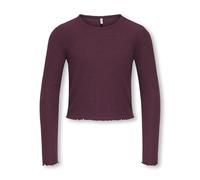 Kognella L/S O-Neck Top JRS Noos, Mauve Wine, 158-164
