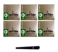 kogu actiTube - Juego de filtros de carbón activo extrafinos (6 mm, incluye funda J 6 x 50 (300))