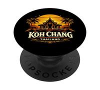 KOH Chang Tailandia Sunset Island Viajes Diseño PopSockets PopGrip Adhesivo