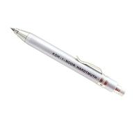 Koh-I-Noor 5358 - Portaminas metálico (3,2 mm, con clip), color plateado