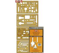 KOH-I-NOOR 750076 Plantilla Química - Juego de 4