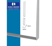 Koh-I-Noor Juego de 2 Laterales para Espejo, Aluminio,Acero, Plateado, 1