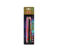 KOH-I-NOOR MAGIC 3406 Jumbo - Lote de 5 lápices con punta multicolor