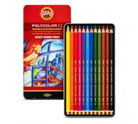 Koh-i-noor Polycolor 3822 - Lápices de colores (12 unidades)