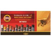 Koh-I-Noor - Tizas pastel blandas, en tonos marrones.