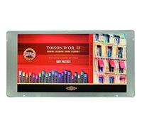KOH-I-NOOR TOISON D'OR 8516 Artist's Soft Pastels in Tin (Pack of 48)