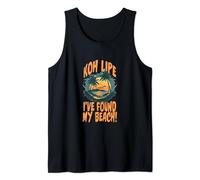 Koh Lipe I've Found My Beach Tropical Sunset Design Camiseta sin Mangas