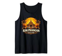 KOH Phangan Tailandia Sunset Island Viajes Diseño Camiseta sin Mangas
