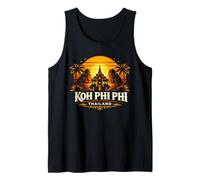 KOH Phi Phi Tailandia Sunset Island Viajes Diseño Camiseta sin Mangas