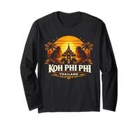 KOH Phi Phi Tailandia Sunset Island Viajes Diseño Manga Larga