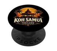 KOH Samui Tailandia Sunset Island Viajes Diseño PopSockets PopGrip Adhesivo