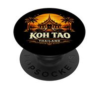 KOH Tao Tailandia Sunset Island Viajes Diseño PopSockets PopGrip Adhesivo