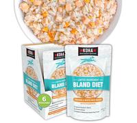 KOHA Comida húmeda para perros con estómago sensible, con receta de pollo y arroz blanco, dieta suave con ingredientes limitados