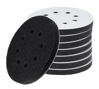 KOHAND 8 almohadillas de lijado de espuma mejoradas para lijadora orbital, 5 pulgadas/125 mm, 8 agujeros, almohadilla de interfaz de espuma de densidad suave, almohadilla de respaldo de esponja de