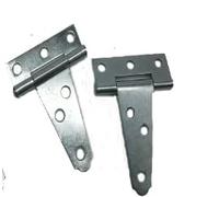 KOHAND Paquete de 10 bisagras en T de 10 pulgadas (250 mm), bisagras de puerta galvanizadas, bisagras de puerta de cobertizo, bisagras de metal en T para puertas de madera, puertas, graneros, vallas