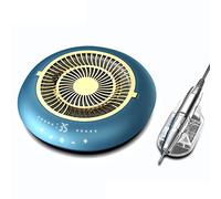 KOHARA Colector de Polvo de uñas con Kit de Taladro de uñas, Aspirador de uñas Profesional, máquina de Herramientas de manicura con Extractor de Polvo eléctrico de 35000 RPM con Brocas