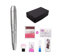 KOHARA Taladro de uñas 20000RPM Taladro de uñas eléctrico Pluma para Todo Tipo de Gel Eliminación de Arte de uñas Pieza de Mano para Pulido de uñas con USB Manicura pedicura portátil