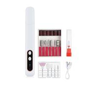 KOHARA Taladro de uñas, Taladro de uñas eléctrico, Portátil inalámbrico con máximo 15000 RPM, Diseño liviano, Taladro de uñas Profesional Regalo para entusiastas de Las uñas Herramienta