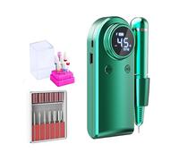 KOHARA Taladro eléctrico para uñas Profesional 45000 RPM, Juego de máquina lijadora de uñas, máquina Perforadora de uñas para pedicura, manicura, Cortador de manicura eléctrico recargab