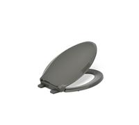 Kohler 4636-RL-58 CACHET READYLATCH Asiento de inodoro alargado de cierre silencioso, gris trueno, Elongated