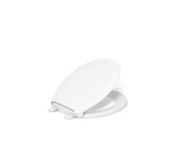 KOHLER 78059-RL-0 Rutledge Nightlight ReadyLatch Slow Close Toilet Seat, Round-Front, Quiet-Close Lid and Seat, Grip-Tight Bumpers, White