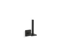 Kohler K-23289-BL Soporte Cuadrado para Papel higiénico, Negro Mate