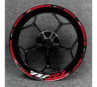 KOHLLS Buje De Rueda Delantera Y Trasera De 17 Pulgadas para YZF R1 Calcomanía De Llanta Decoración Pegatinas Reflectantes Impermeables Borde de la Etiqueta engomada(Color 1)