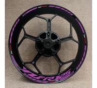 KOHLLS para YZF R125 Juego Calcomanías para Motocicleta Llanta Decorativa para Cubo De Rueda Pegatina Reflectante Impermeable Borde de la Etiqueta engomada(Color 20)
