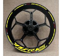 KOHLLS para YZF R125 Juego Calcomanías para Motocicleta Llanta Decorativa para Cubo De Rueda Pegatina Reflectante Impermeable Borde de la Etiqueta engomada(Color 15)