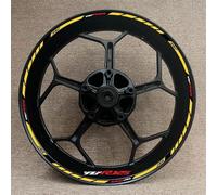 KOHLLS para YZF R125 Juego Calcomanías para Motocicleta Llanta Decorativa para Cubo De Rueda Pegatina Reflectante Impermeable Borde de la Etiqueta engomada(Color 6)