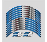 KOHLLS Pegatina para Motocicleta Calcomanías para Llanta De Borde Trasero Y Delantero Pegatinas Reflectantes Impermeables para YZF R6 1999-2022 Borde de la Etiqueta engomada(Color 1)