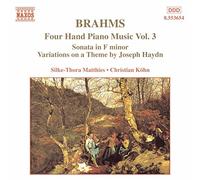 Brahms, J. – Oeuvres pour deux pianos Vol.3 – NAXOS