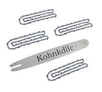 Kohnkdllc Barra guía de motosierra de 10 pulgadas y 4 cadenas de motosierra de 10 pulgadas 050 40 eslabones para Lynxx 63286, para RYOBI RYPRN33 RYPRN33VN RYPRN33VNM RM1015P RM1025SP
