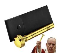 Kohnupierkt Aspersor de agua bendita, rociador religioso de metal, dispensador de líquidos | Olla de agua bendita con bolsa de almacenamiento, herramienta Aspergillum para rituales religiosos