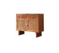 KOHUS Aparador con Aparador de Madera contra la Pared Aparador de ratán for Almacenamiento Mueble for té Mueble for vajilla de Restaurante Mueble Buffet