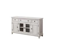 KOHUS Aparador con Aparador de Madera de Fresno for Restaurante, Mueble de Buffet Simple Moderno, Mueble de Barra de café con función de Almacenamiento Mueble Buffet