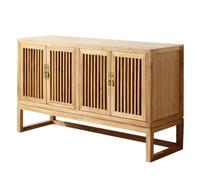 KOHUS Aparador con Aparador de Madera Maciza for el hogar, gabinete de Almacenamiento de Cocina, Sala de Estar, Bar, gabinete Decorativo Mueble Buffet